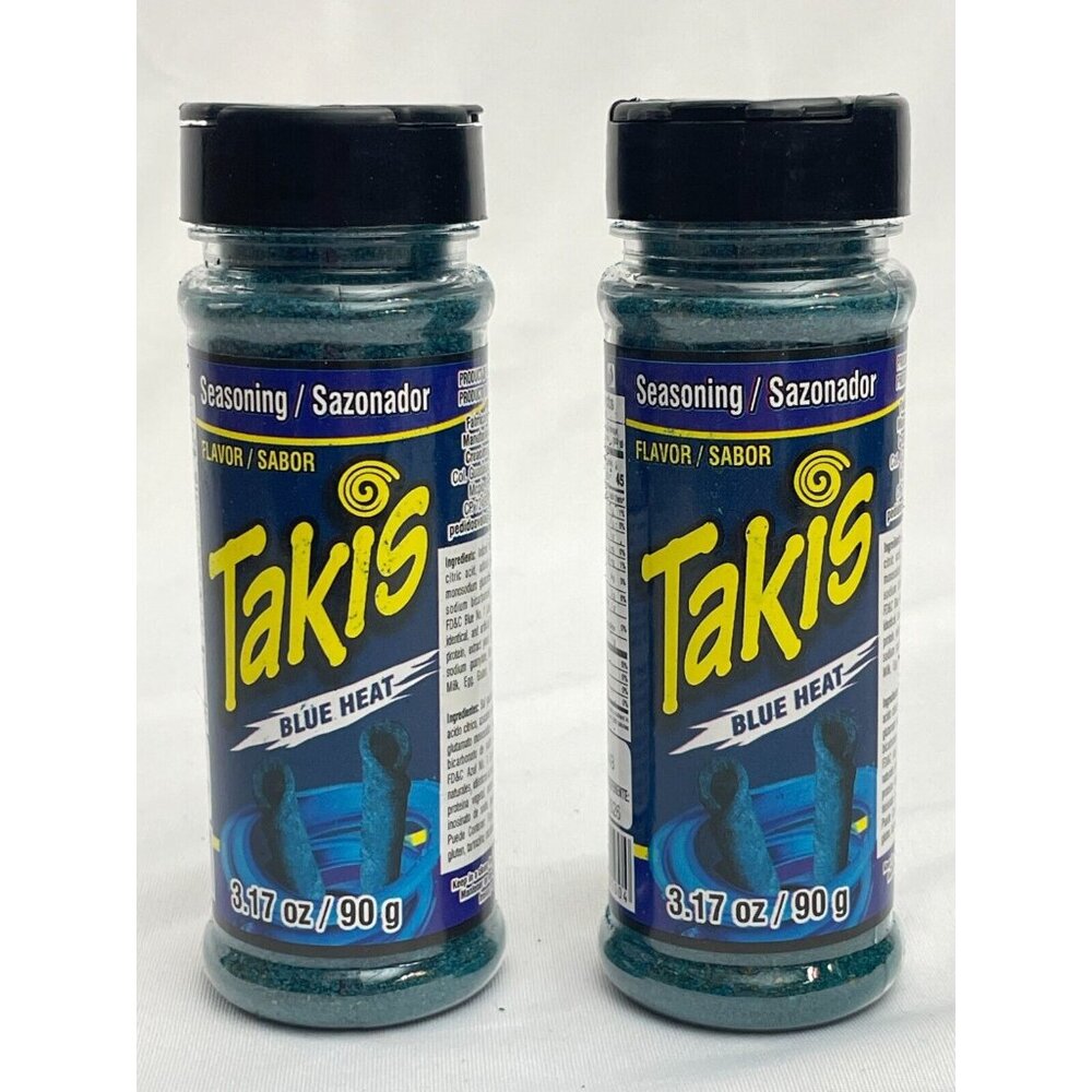 TAKIS BLUE HEAT Powder Seasoning 2 pack Polvo Chilito Sasonador fruit en…